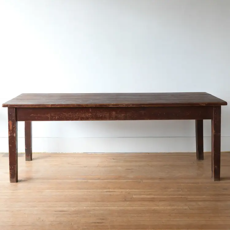 Antique Rustic Dining Table from Burgundy, France
