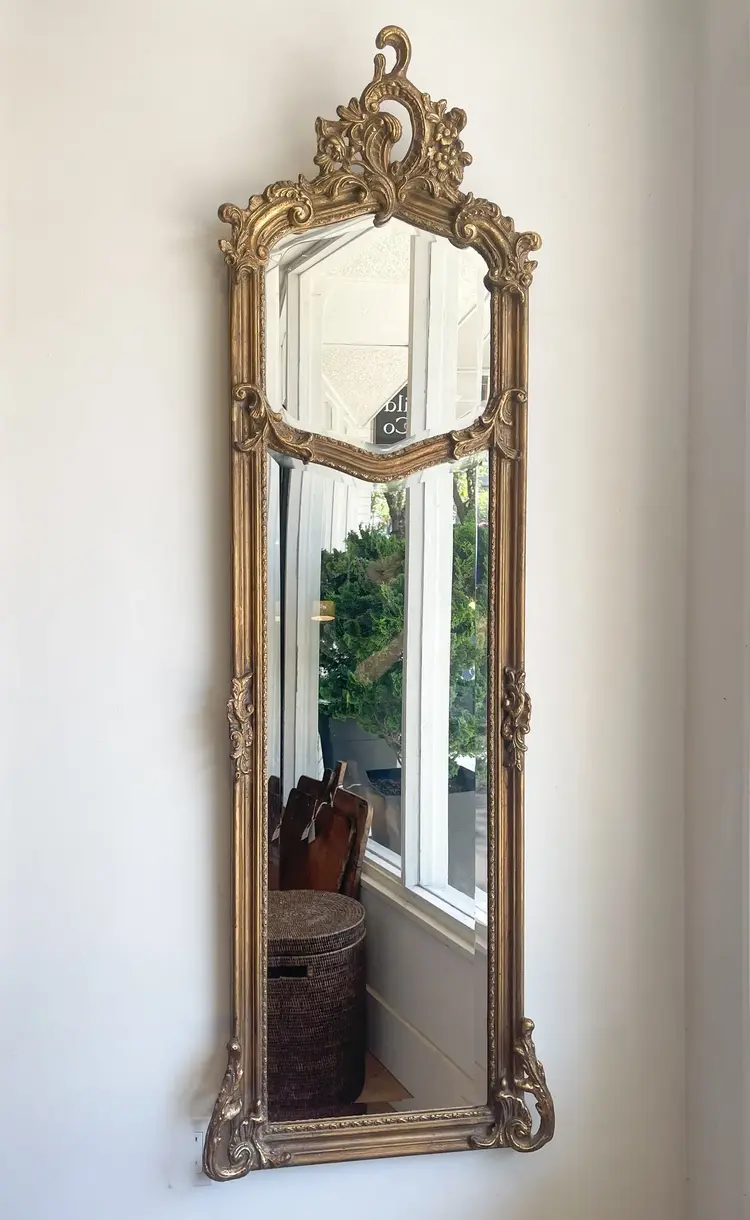 Julien Mirror with Cartouche Crown