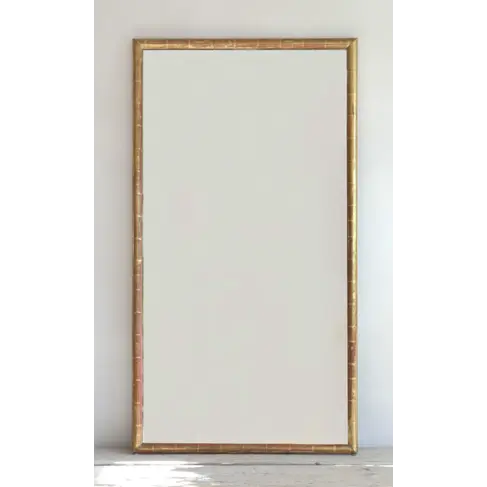 Antique Simple Frame Gilt Mirror 57" x 31"