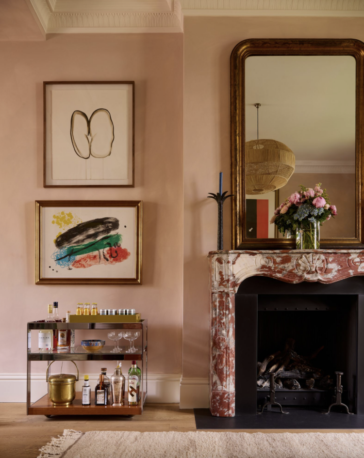 Antique Louis Philippe Mirror 52" x 26"