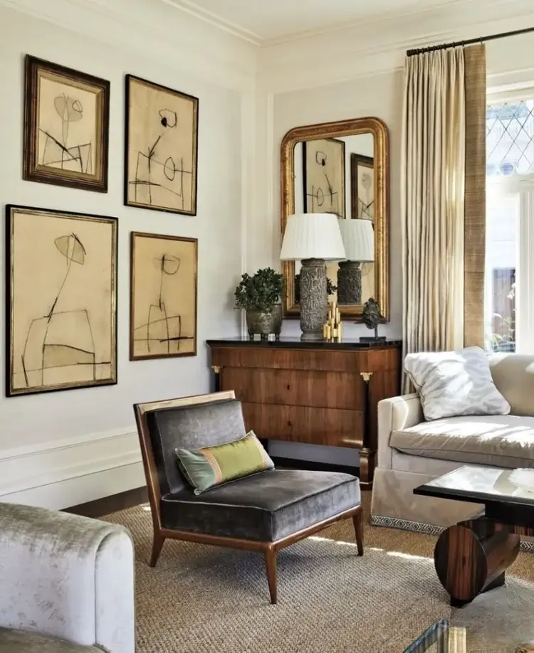 Antique Louis Philippe Mirror 52" x 26"