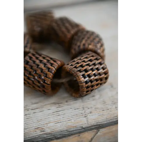 Rattan Napkin Rings (set of 6)