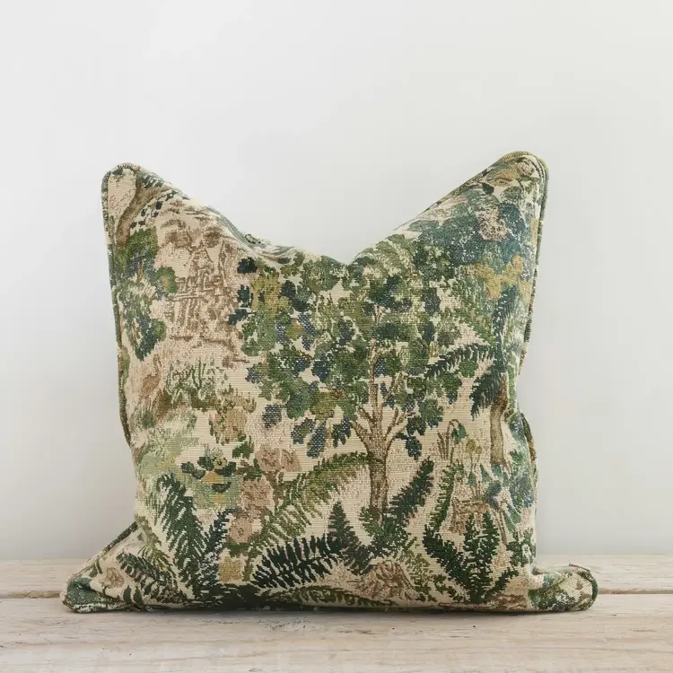Sanderson Stumpery Tapestry Fern Cushion