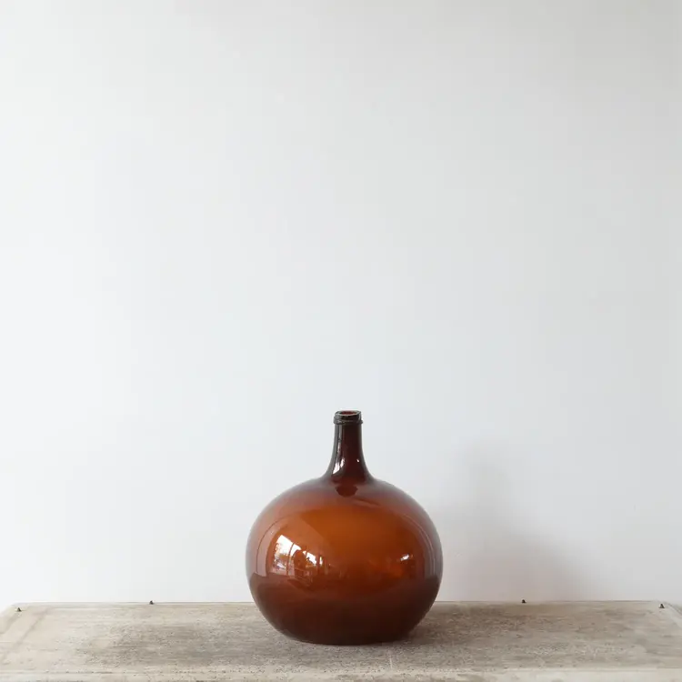 Antique Glass Spirits or Wine Jar from Burgundy