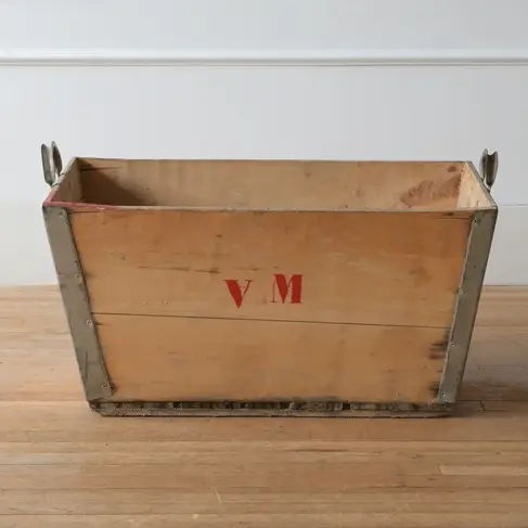Vintage French Champagne Crate