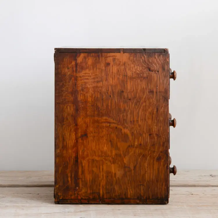 Antique Wooden Mini Drawers