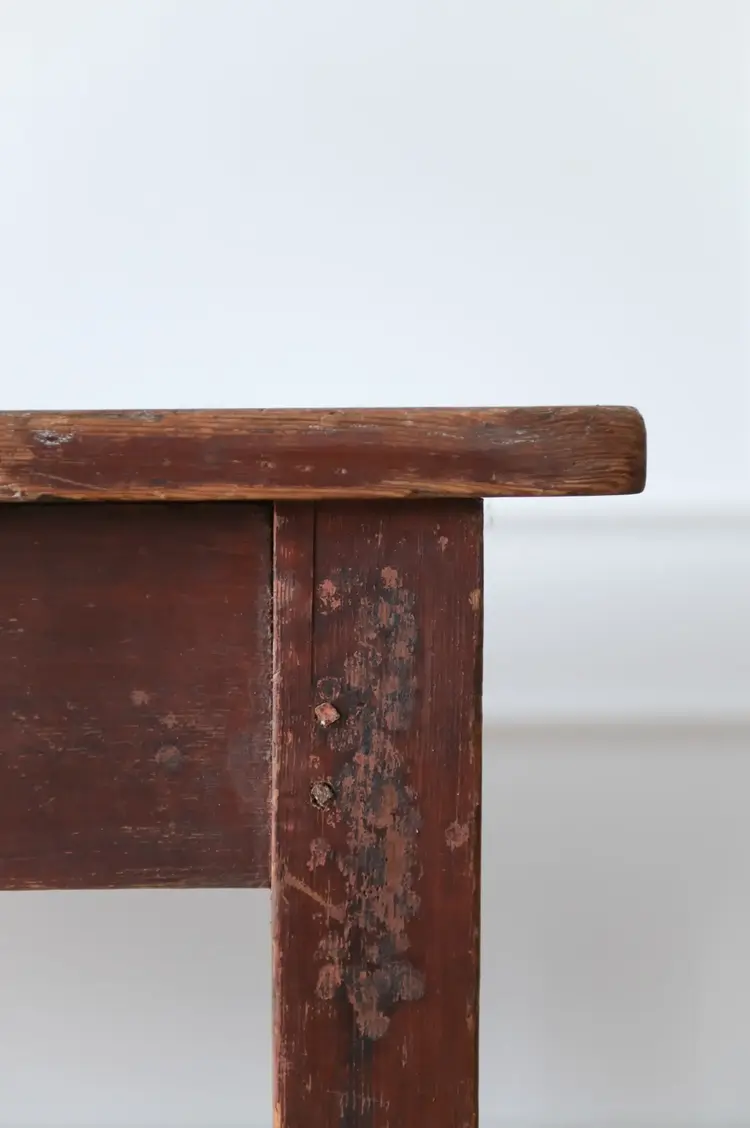 Antique Rustic Dining Table from Burgundy, France