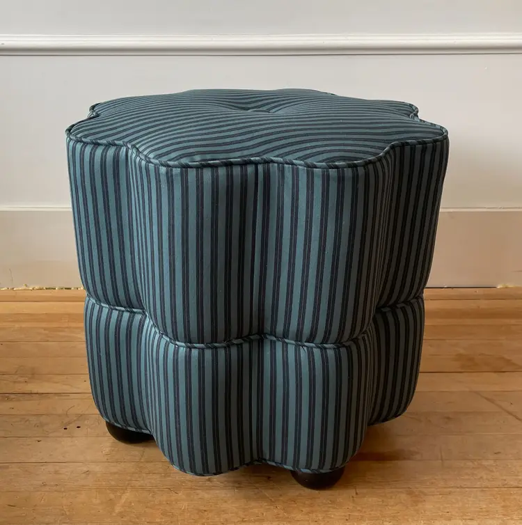 Ella Stool in Burnley Overdye - Evers/Black