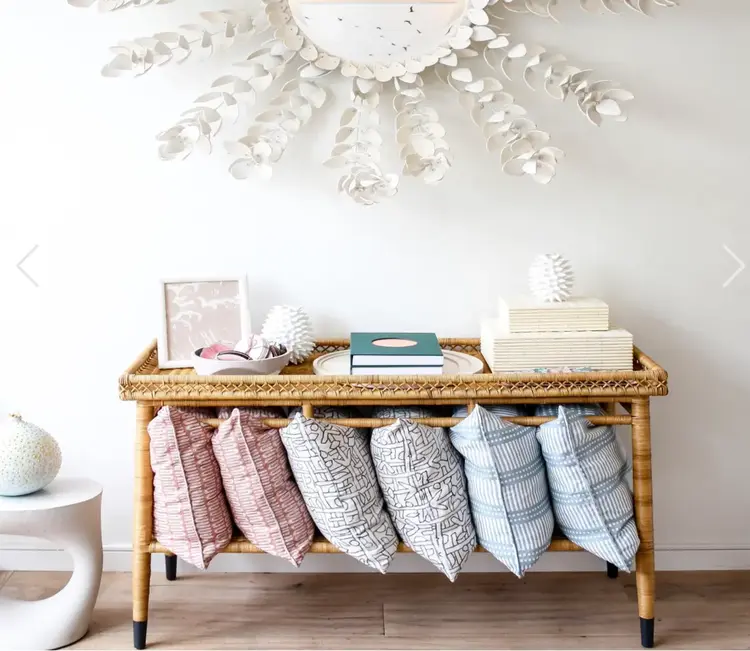 Sarah Rattan Console Table