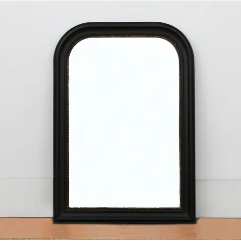 Black & Gold Napoleon Mirror Small (warehouse item)