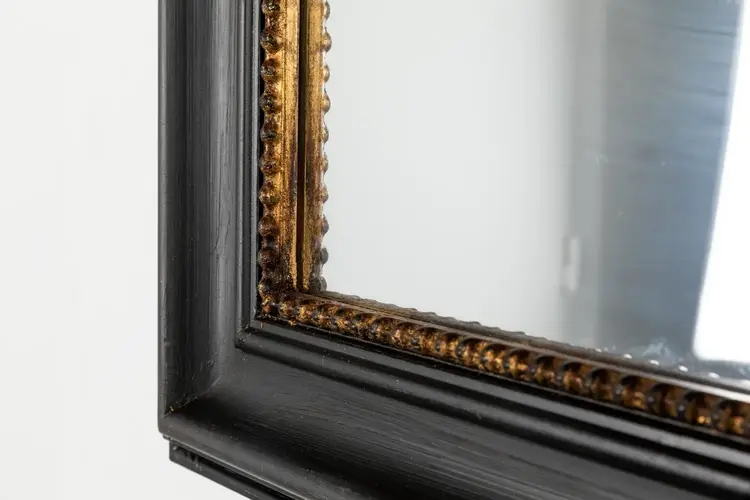 Black & Gold Napoleon Mirror Small (warehouse item)