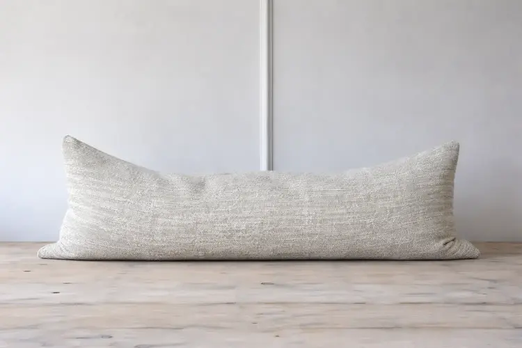 Nash Belgian Pillow in White