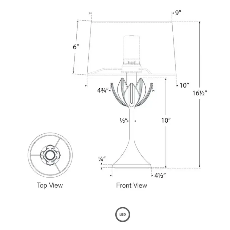 Alberto 17" Cordless Accent Lamp