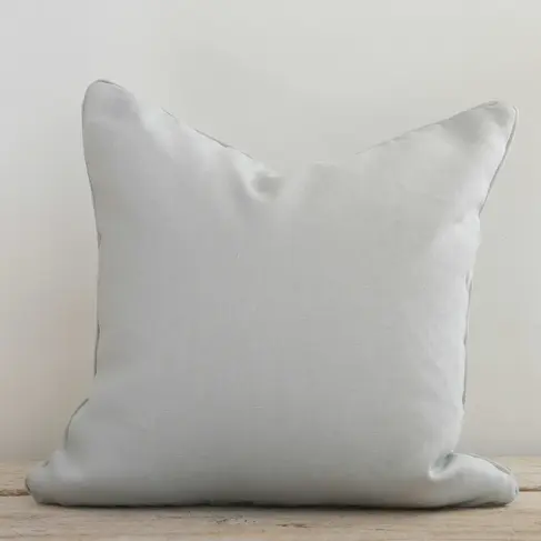 Capri Linen Cushion in Vert de Gris