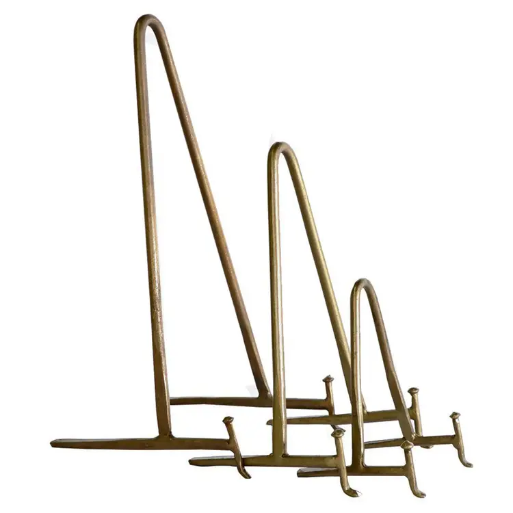 Antiqued Brass Display Stand