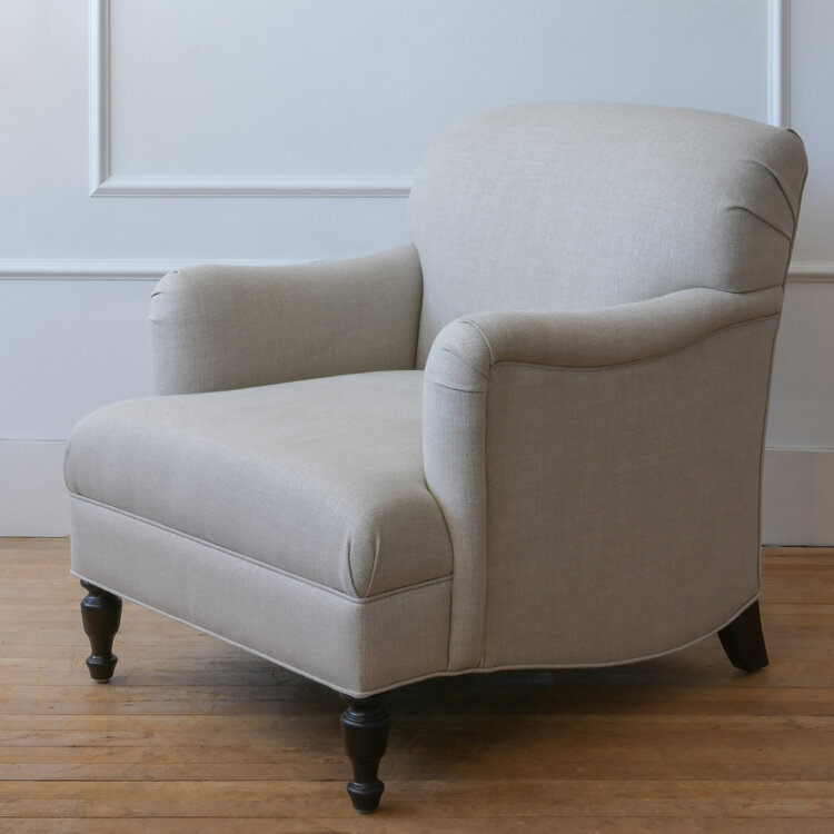 Cotswolds Chair by Gild & Co. in Solid Linen
