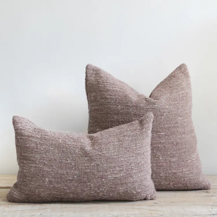 Nash Pillow in Lavender - Belgian linen