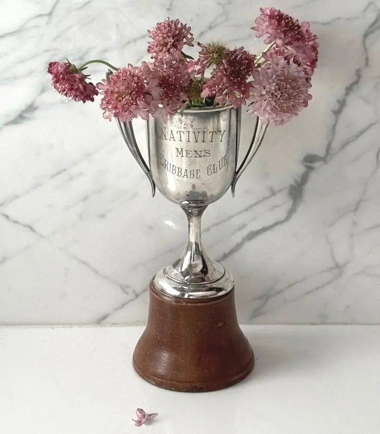 Antique Silver Plated Trophy