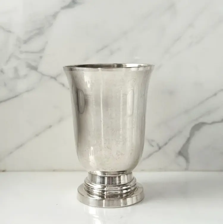 Antique Silver-Planted Julep Cup / Vase