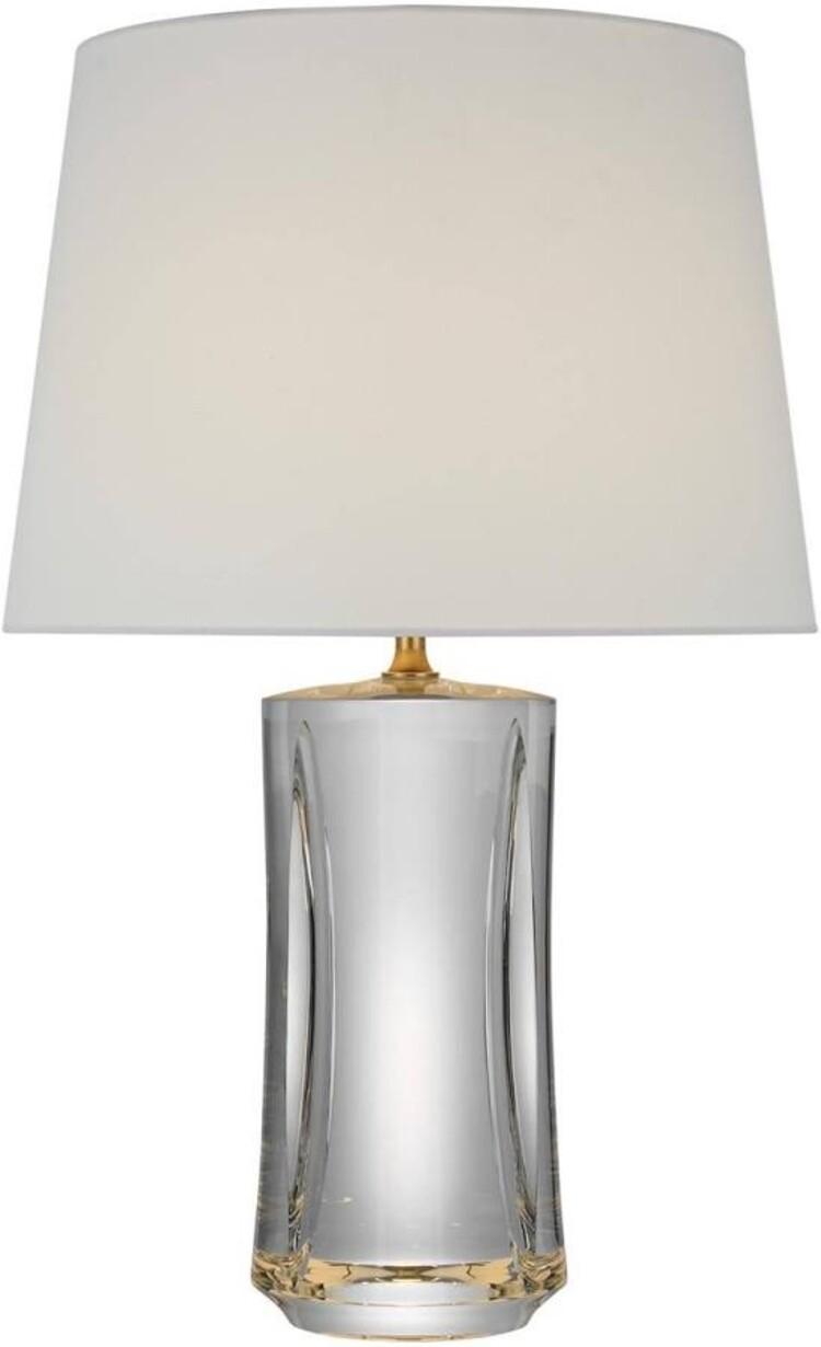 Figlia 27" Cordless V-Cut Round Table Lamp