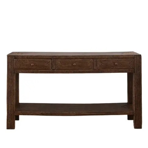 Rattan Console Table