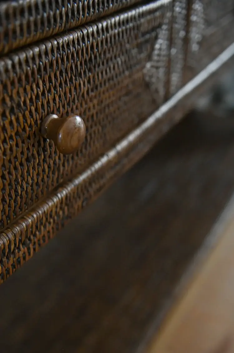 Rattan Console Table