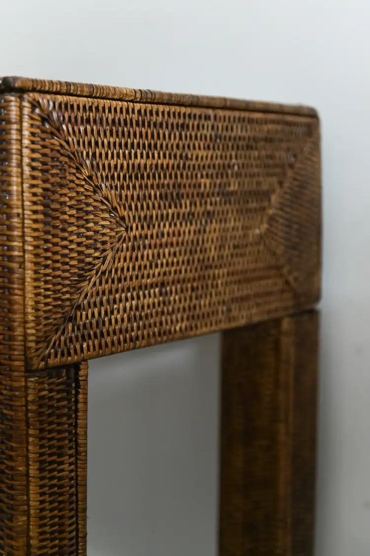 Rattan Console Table