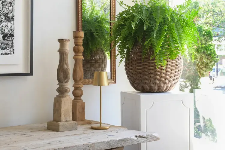 Ellis Outdoor Basket Planter - Weather-Resistant