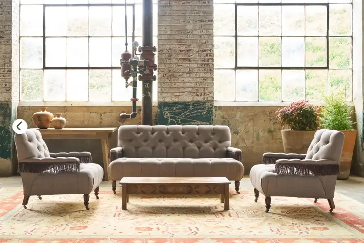 John Derian Coop Sofa by John Derian