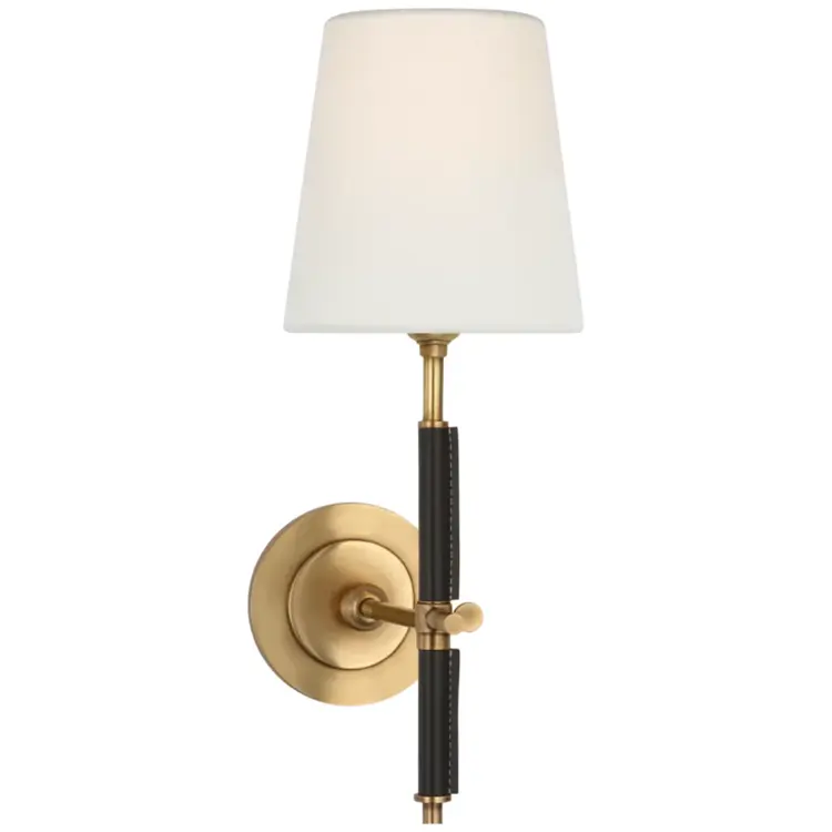 Bryant Leather Wrapped Sconce