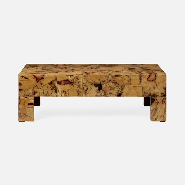 Giulio Coffee Table - tamarind burl