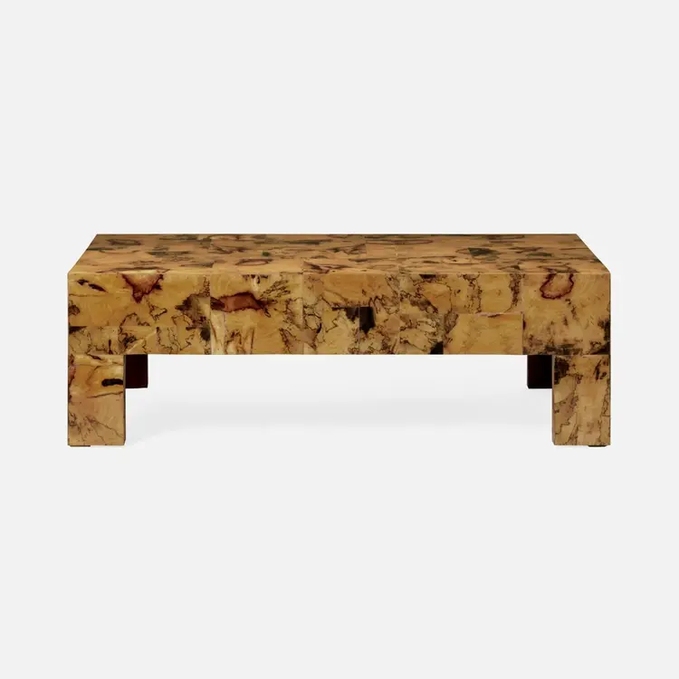 Giulio Coffee Table - tamarind burl