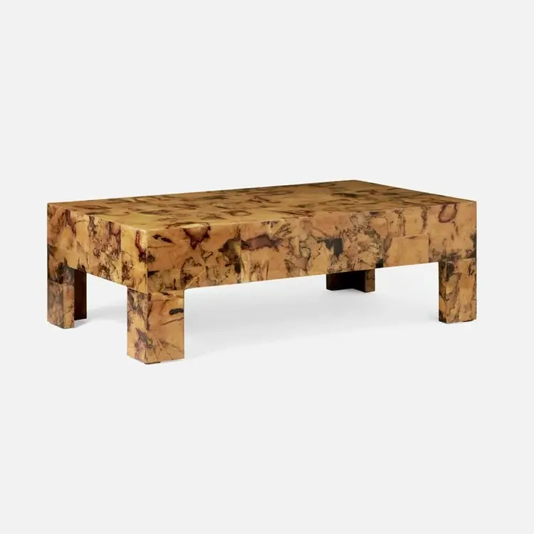 Giulio Coffee Table - tamarind burl