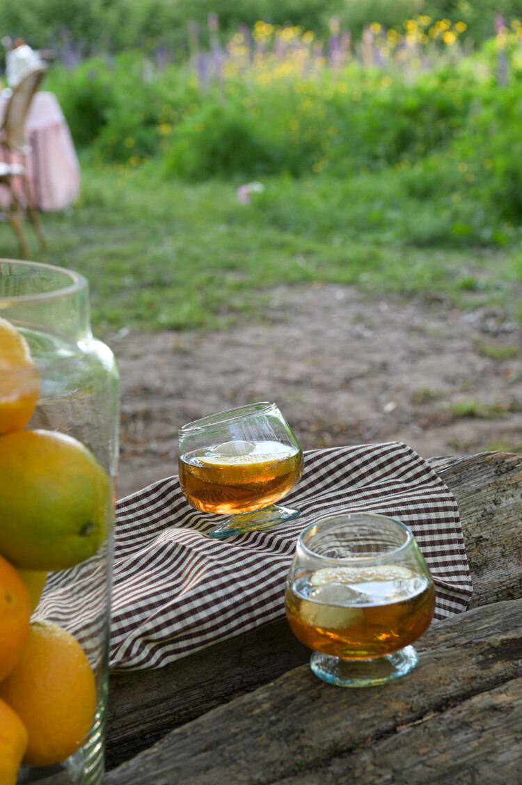 Gordo Transparent Goblet Glass