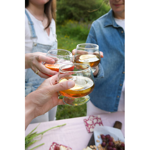 Gordo Transparent Goblet Glass