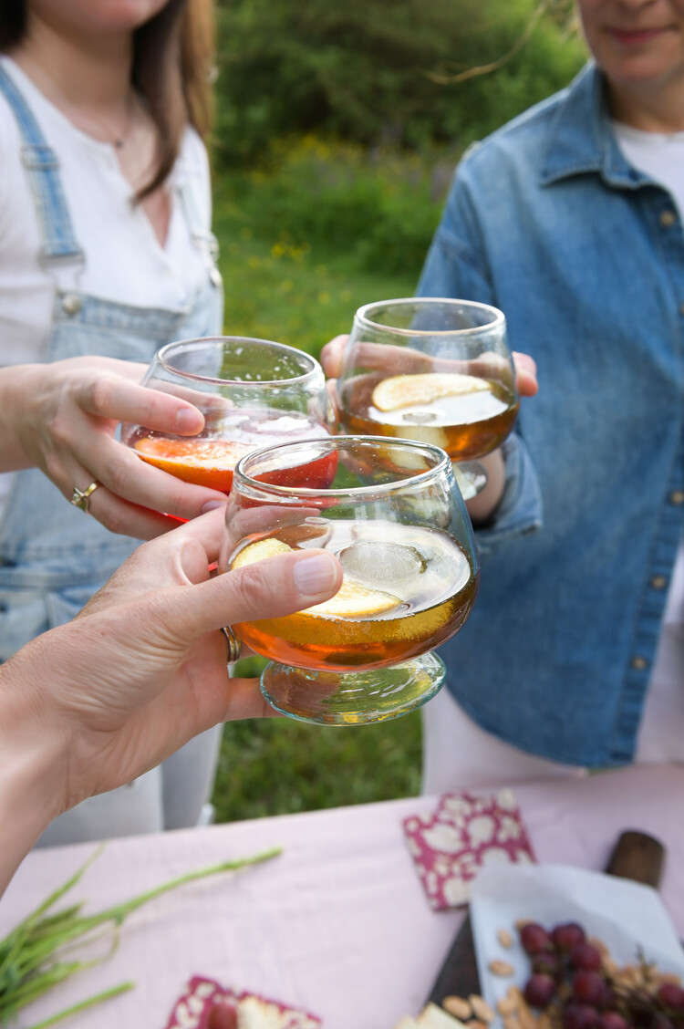 Gordo Transparent Goblet Glass