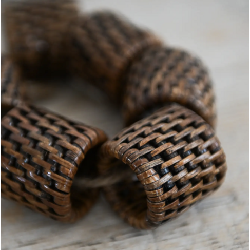 Rattan Napkin Rings (set of 6)