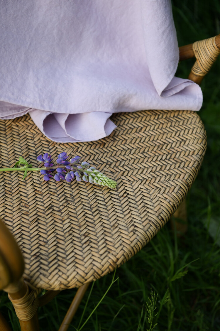 Lilac French Linen Tablecloth