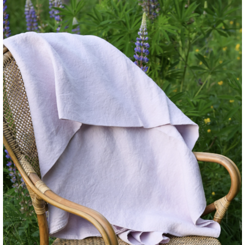 Lilac French Linen Tablecloth