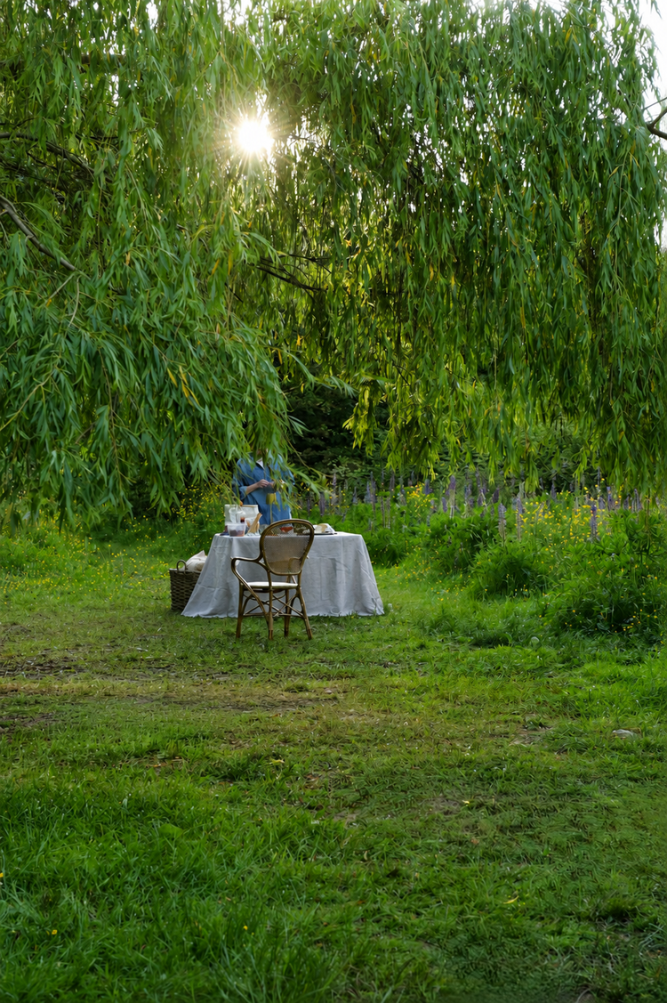 Pearl Grey French Linen Tablecloth