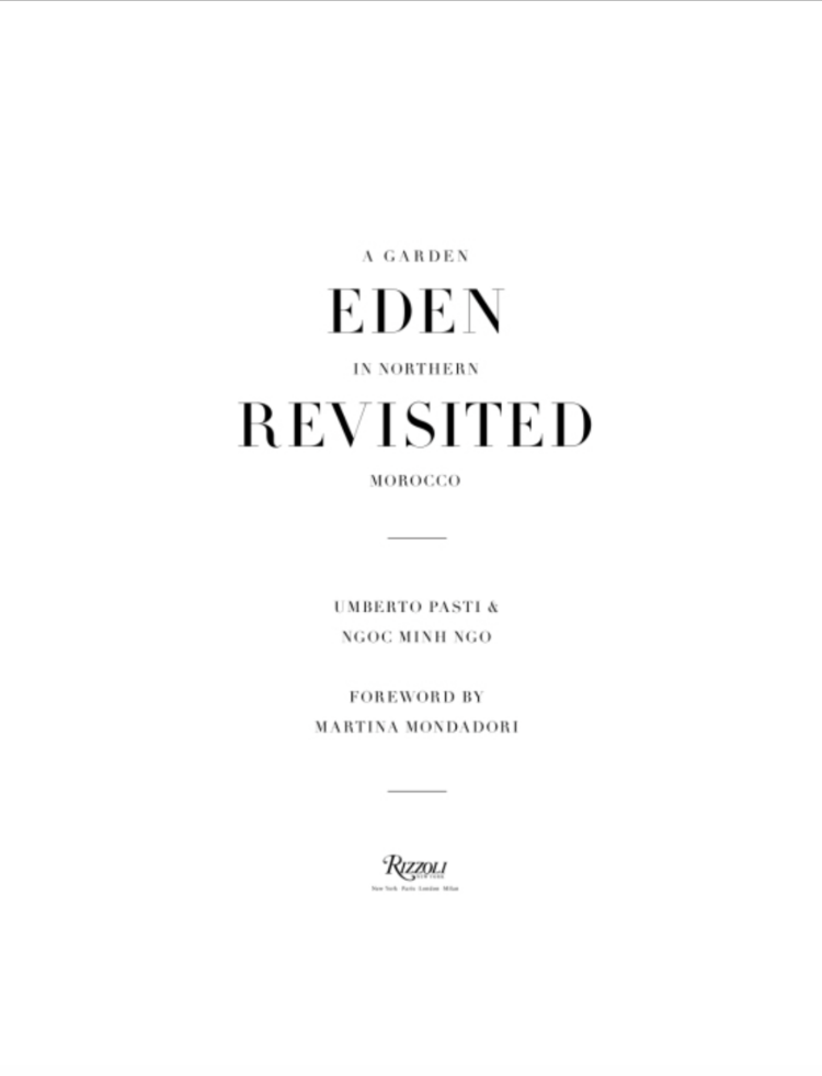'Eden Revisited: A Garden in Northern Morocco' Book