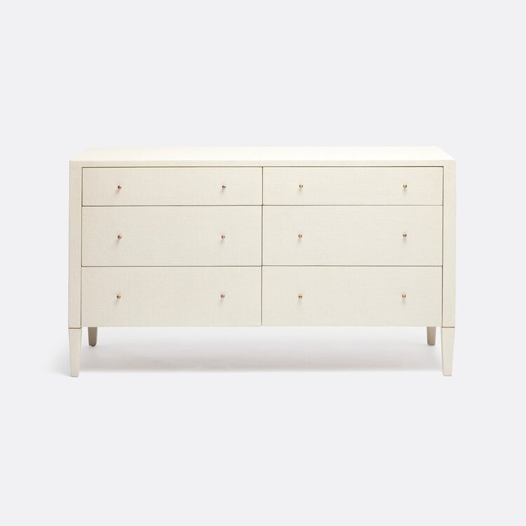 Conrad 60" Dresser in Faux Raffia