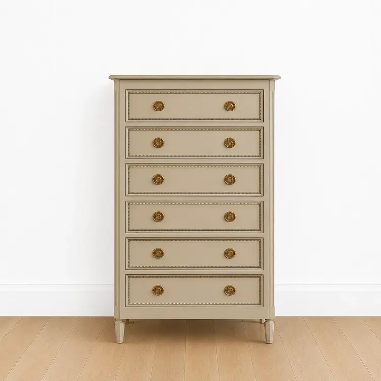 Swedish Style Highboy Dresser