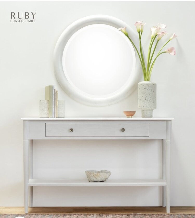 Ruby Console Table 48 or 72" solid wood