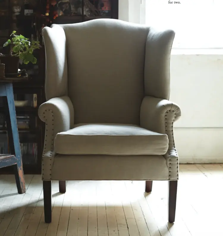 Thorn Tail Wingback Chair by John Derian