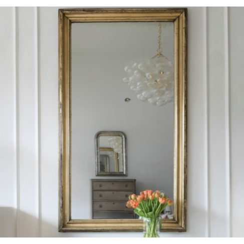 Antique Rectangular Mirror 67" x 39"
