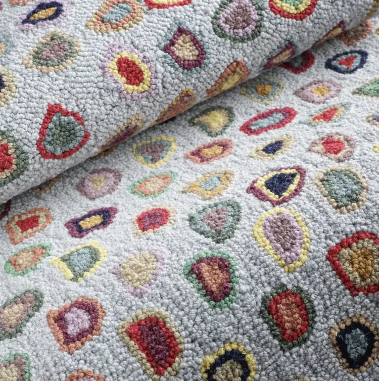 Cat's Paw Micro Hooked Wool Rug