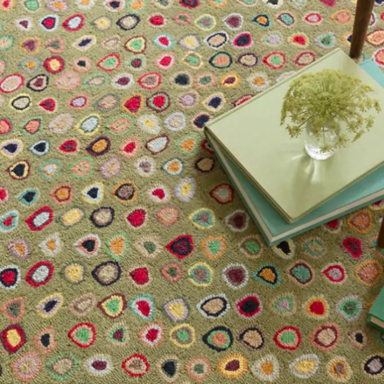 Cat's Paw Micro Hooked Wool Rug