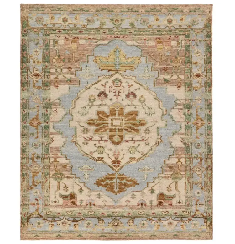 Charleston Hand-Knotted Wool Rug (3x10 in stock)