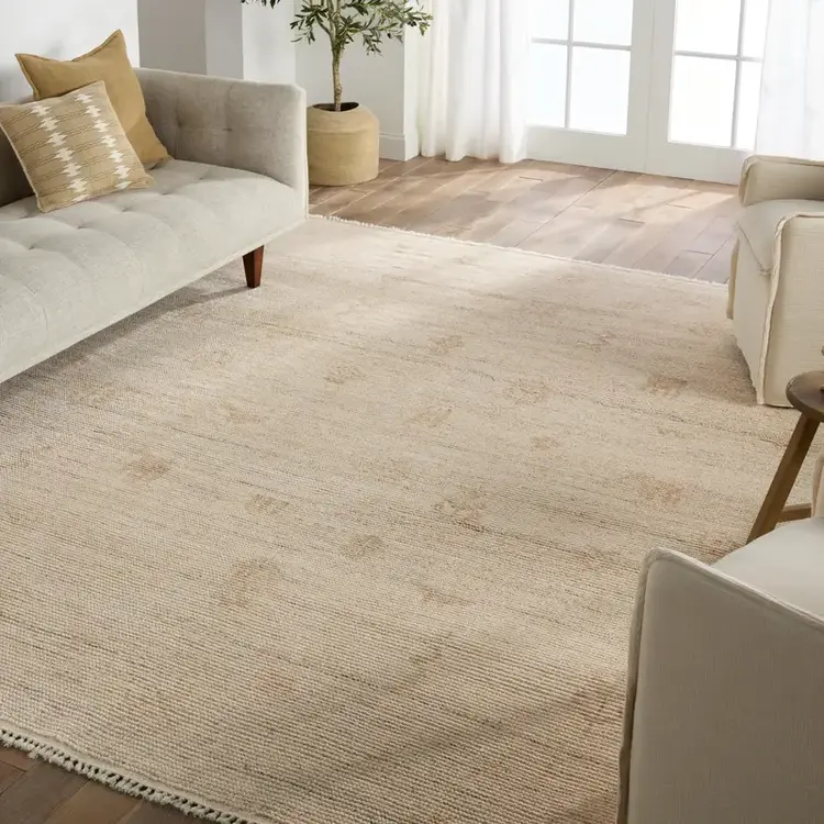 Zayda Hand-Knotted Wool Blend Rug